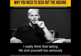 Why You Need To Seek Out The Absurd