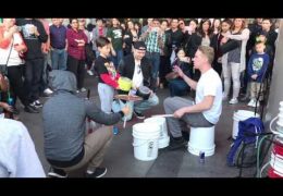 This Vegas Street Performer Can Work The Buckets