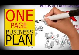 How to Write a Business Plan On a Single Page